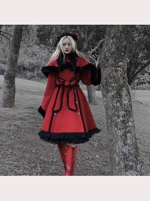 Christmas Sacrifice Gothic Coat by Blood Supply (BSY76)